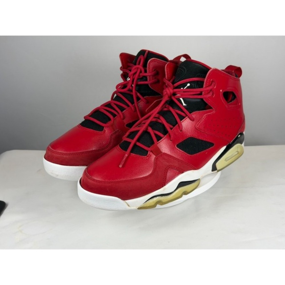 Jordan Flight Club '91 Gym Red Black White‎ Sz 10